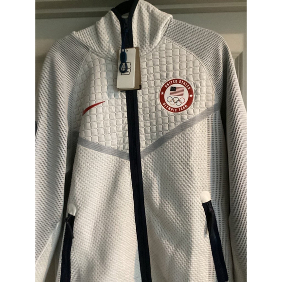 Nike Sportswear Tech Pack Men’s Full Zip Hoodie Size: Large Color: Summit White - Picture 4 of 12